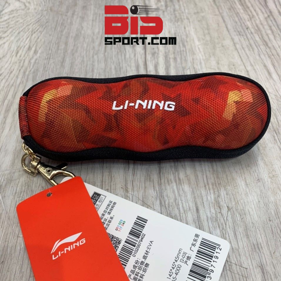 Vỏ Đựng Trái Bóng Bàn Mini Lining Chính Hãng - Loại 3 Quả - Màu Đỏ - Nhỏ Gọn , Tiện Lợi , Sang Trọng